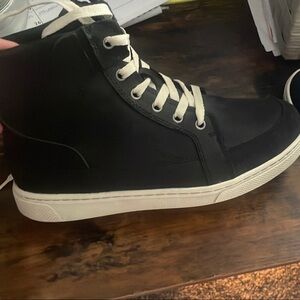 Harley-Davidson Black High-Top Sneakers